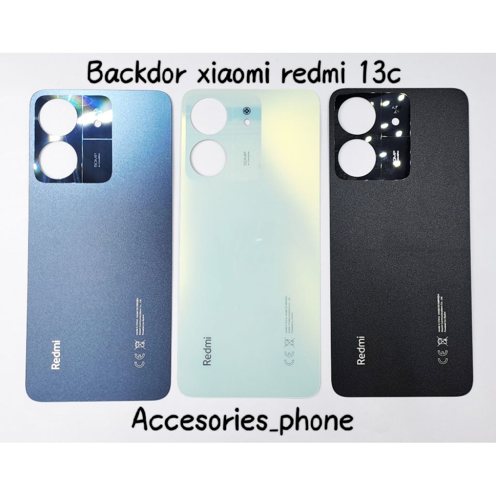 Backdor xiaomi redmi 13c / tutup belakang xiaomi redmi 13c