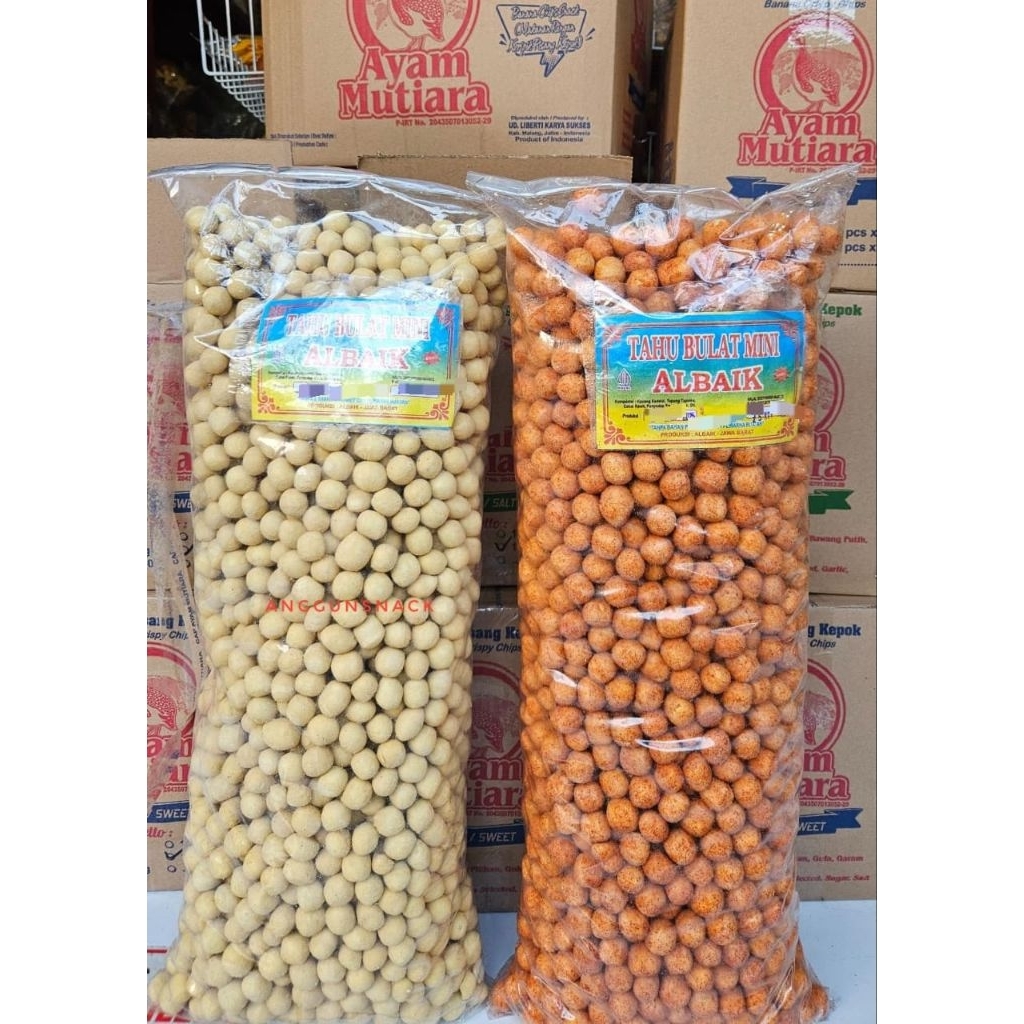 

tahu bulat ori /tahu bulat pedas / tahu bulat renyah gurih / olahan tahu