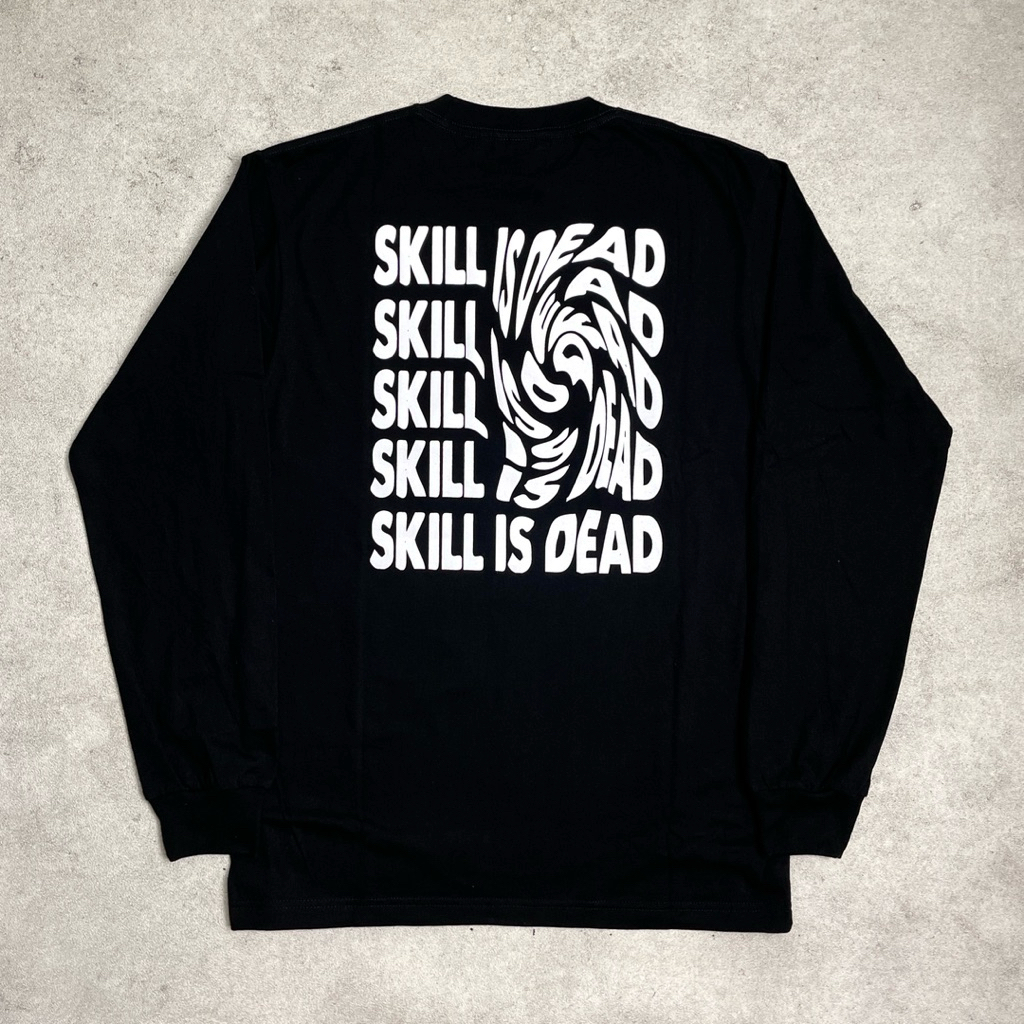 Long Sleeve Teenage Death Star - Skill Is Dead | Tshirt Black Original Merchandise