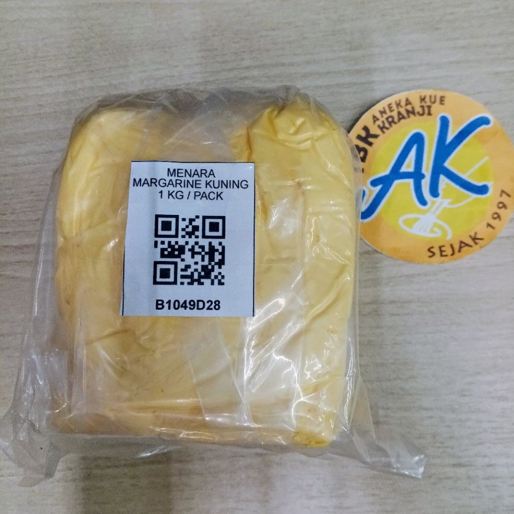 

MENTEGA MENARA MARGARINE 1KG KEMASAN REPACK MARGARINE EKOMONIS