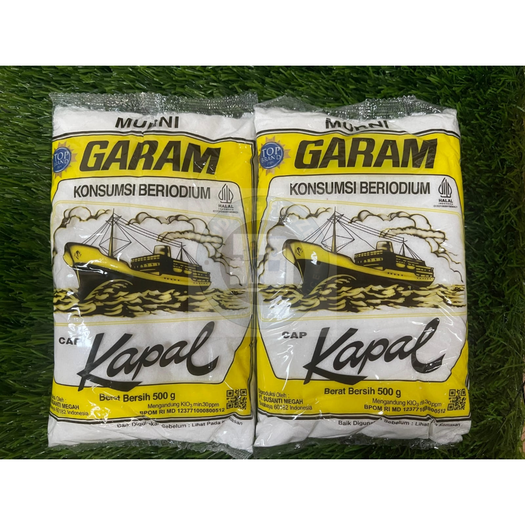 

Garam Cap Kapal | Kemasan 500Gr