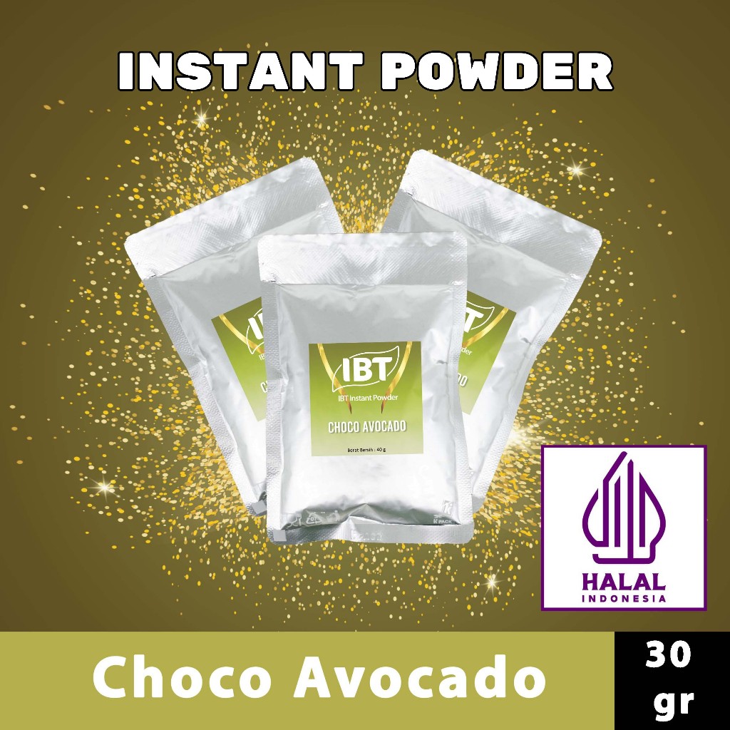 

Bahan Minuman Bubuk Rasa Choco Avocado Instant IBT Drink Powder Sachet