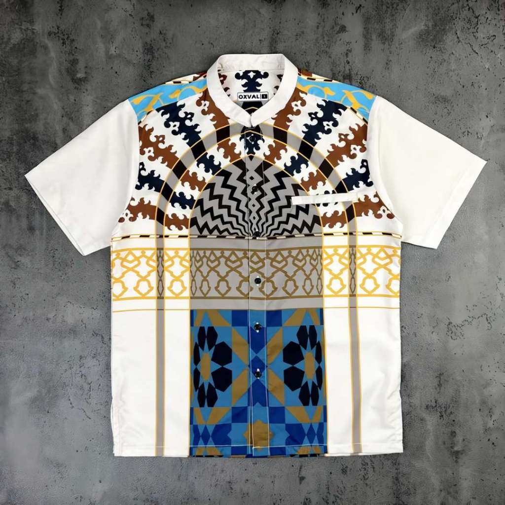 Kemeja Koko Pria Lengan Pendek OXVAL - SALMAN
