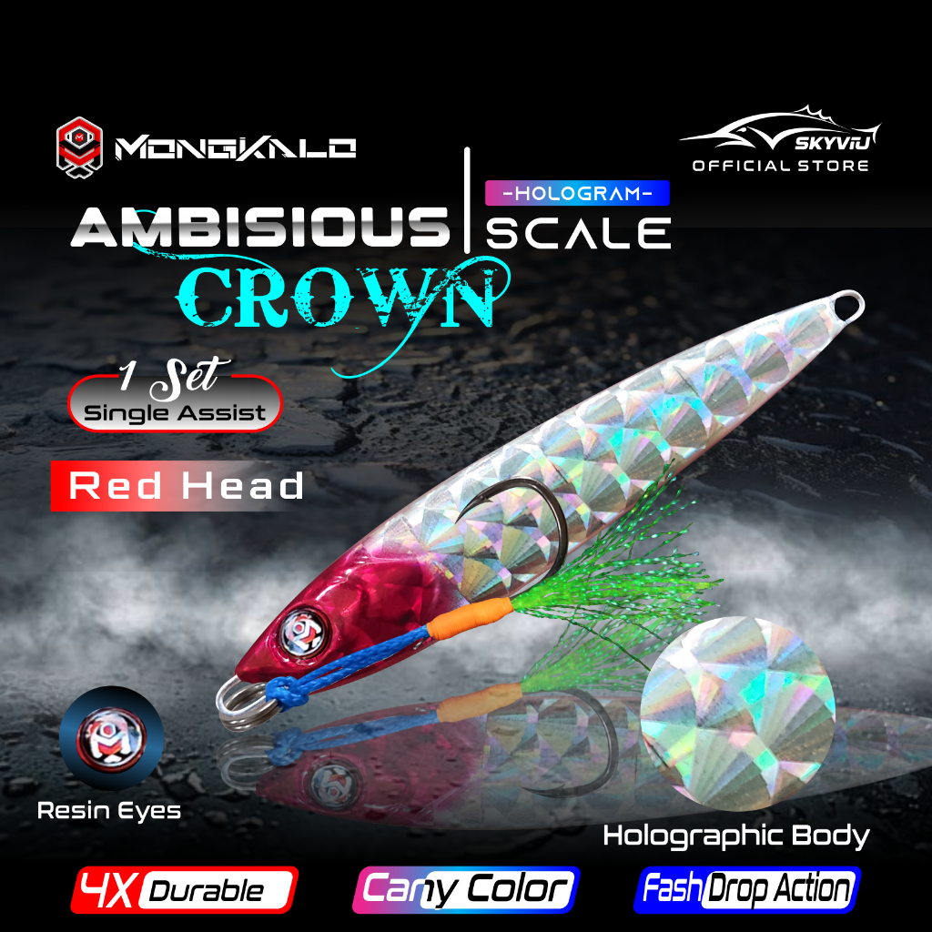 Mongkalo Ambisious Kipas noGID noMotif Candy 20 Red-Head