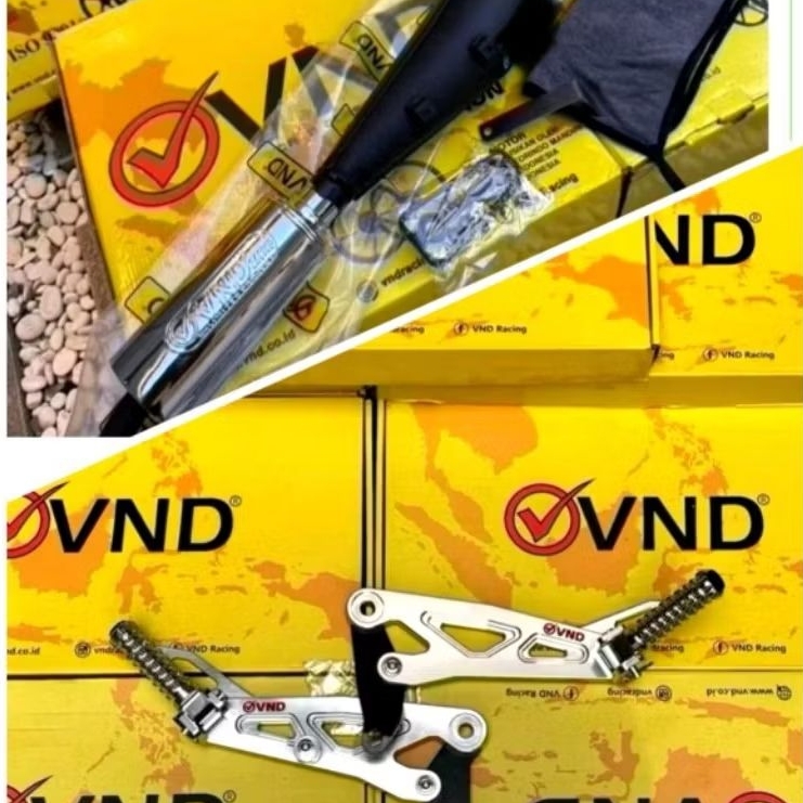 knalpot original vnd fizr plus➕ foot step fizr vnd