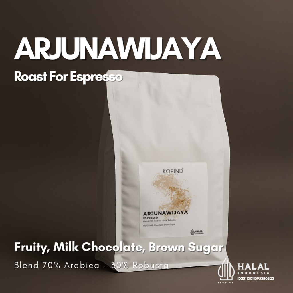 

Arjunawijaya Espresso Blend - Biji Kopi Blend Espresso Arabica Robusta