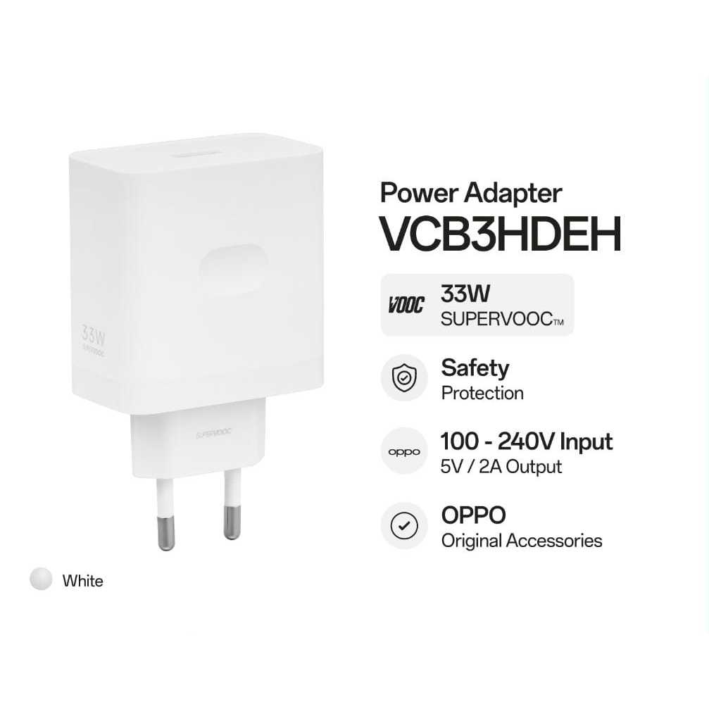 CHARGER OPPO 33W TANPA KABEL ORIGINAL