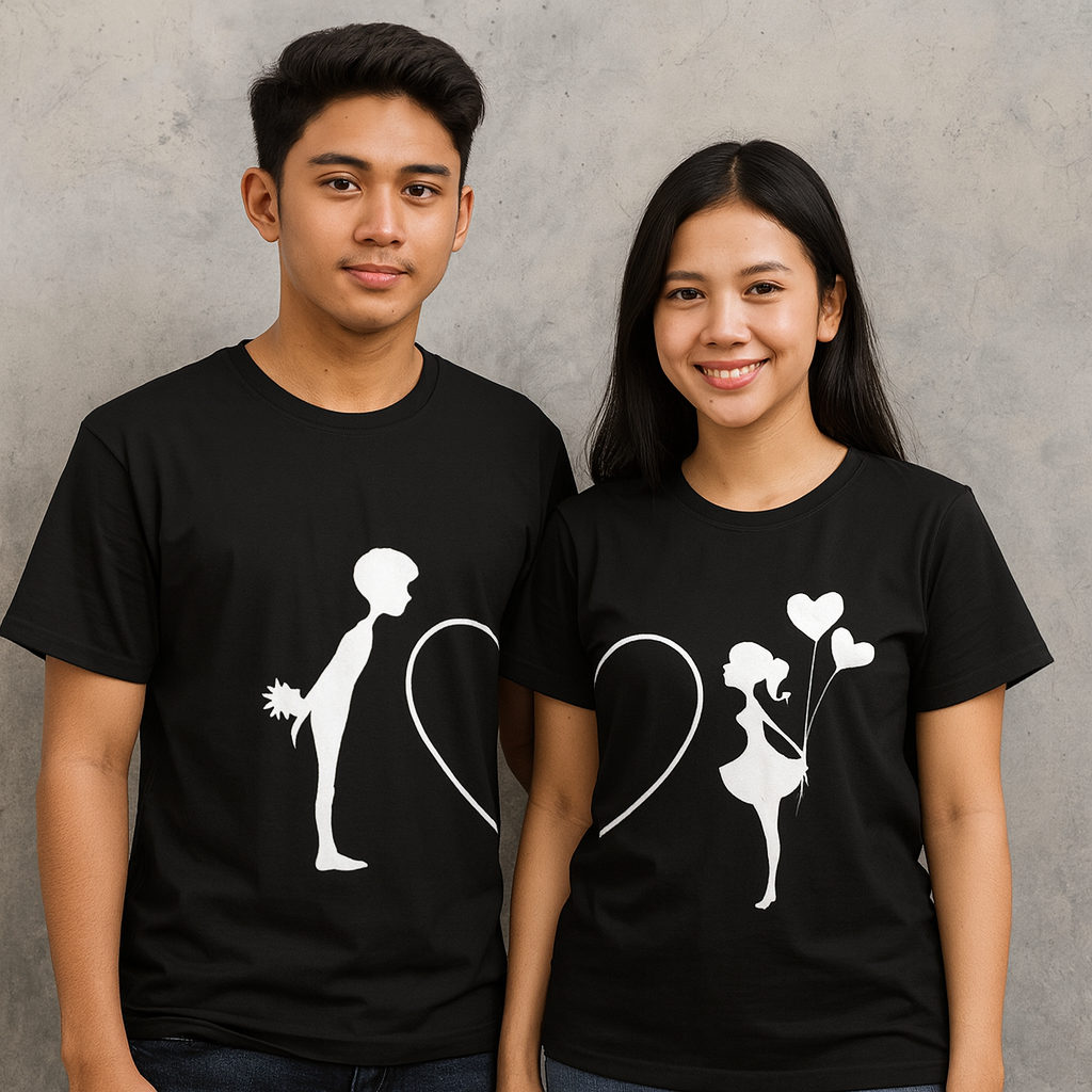 Kaos Couple-Kaos Pasanagan-Kaos Couple Distro-Kaos Katun 30s-Kaos Terlaris-Serba 35k-Diskon Besar Be