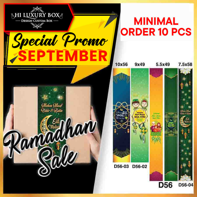 

Sleeve Lebaran|Idul Fitri|Paper Belt|Hiasan|Aksesoris|Packaging|D56