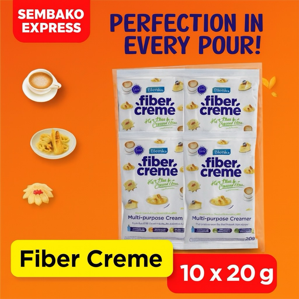 

Elenka Fiber Creme Multipurpose Creamer 10 x 20g – Krimer Sehat Bebas Laktosa