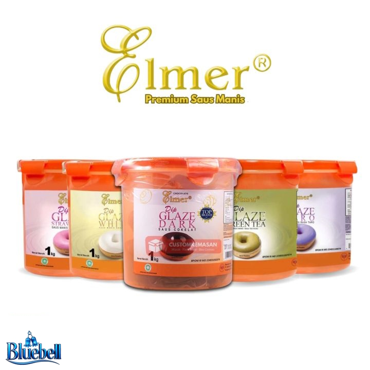

Elmer Dip Glaze 1Kg Selai Celupan dan Pengilap Donat dan Kue Coklat Taro Tiramisu Stroberi Green Tea Cheese Red Velvet Avocado Susu Blueberry