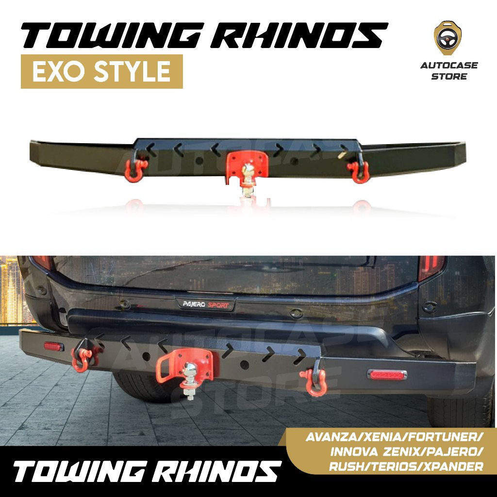 TOWING RHINOS EXO STYLE AVANZA/XENIA/FORTUNER/INOVA ZENIX/PAJERO/RUSH/TERIOS/XPANDER AKSESORIS MOBIL