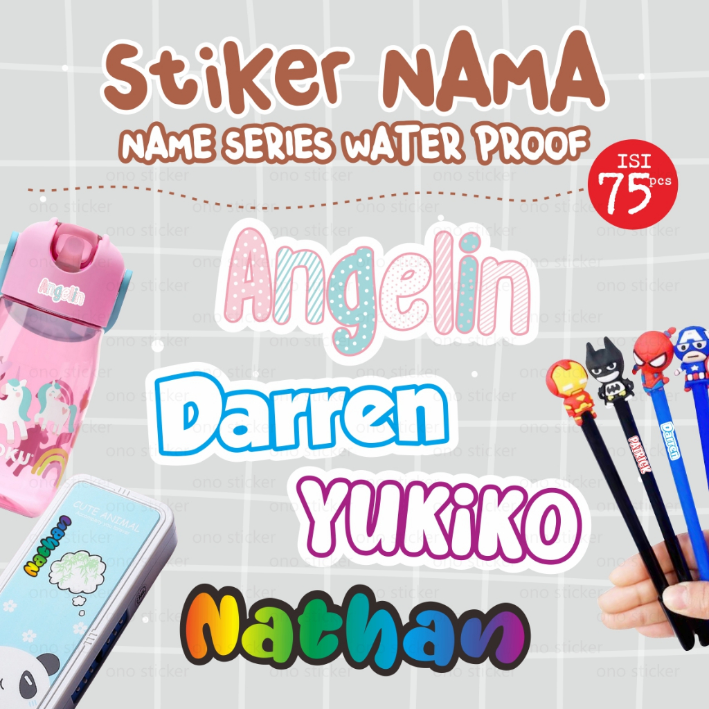 

Sticker Name Series stiker nama series