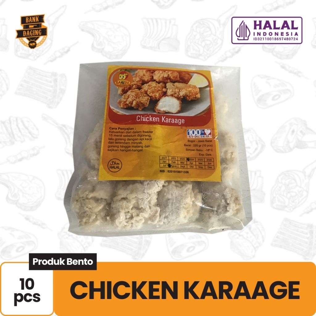 

CHICKEN KARAAGE ISI 10 PCS BANKDAGING