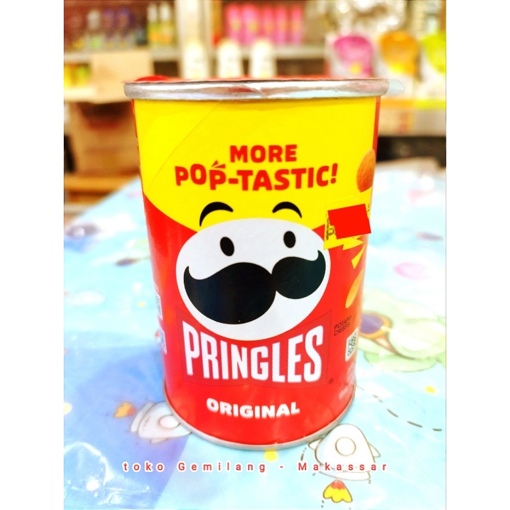 

Pringles original 42 gr, makanan ringan dari kentang