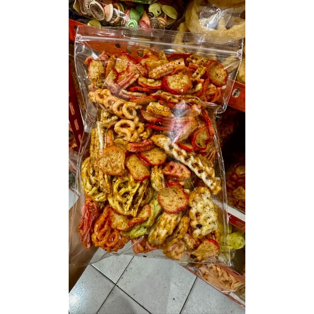 

Krupuk Seblak Campur isi 170gram