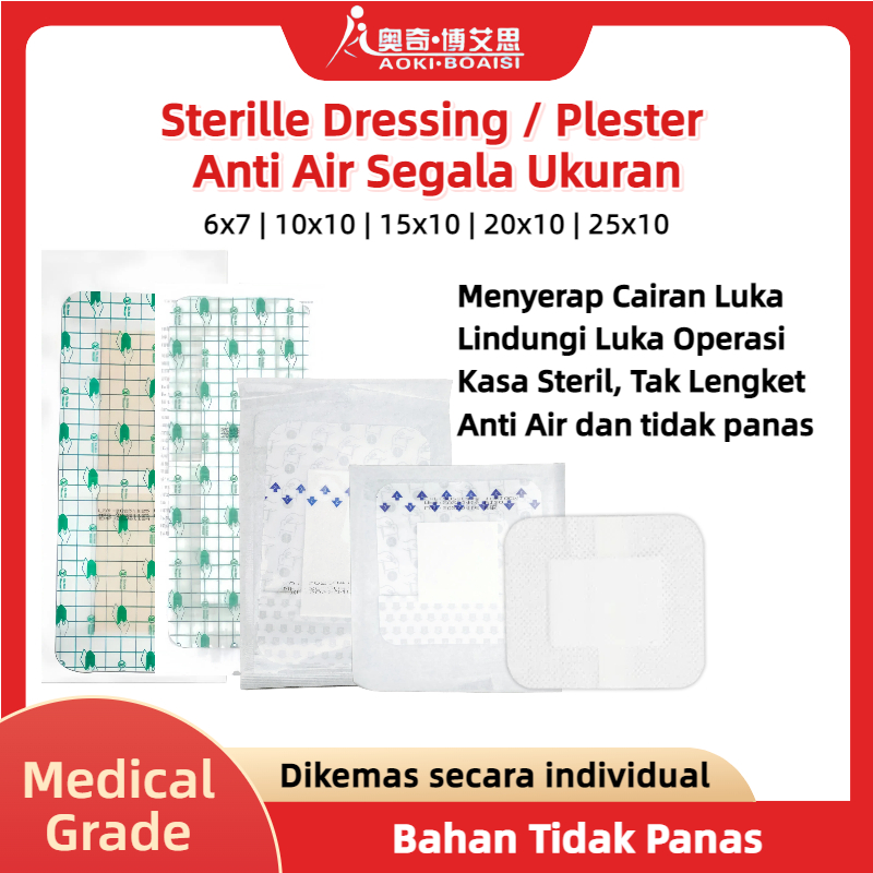 Kasa Steril Anti Air Micropore Untuk Luka Perban Luka Operasi Besar Non Woven High Quality