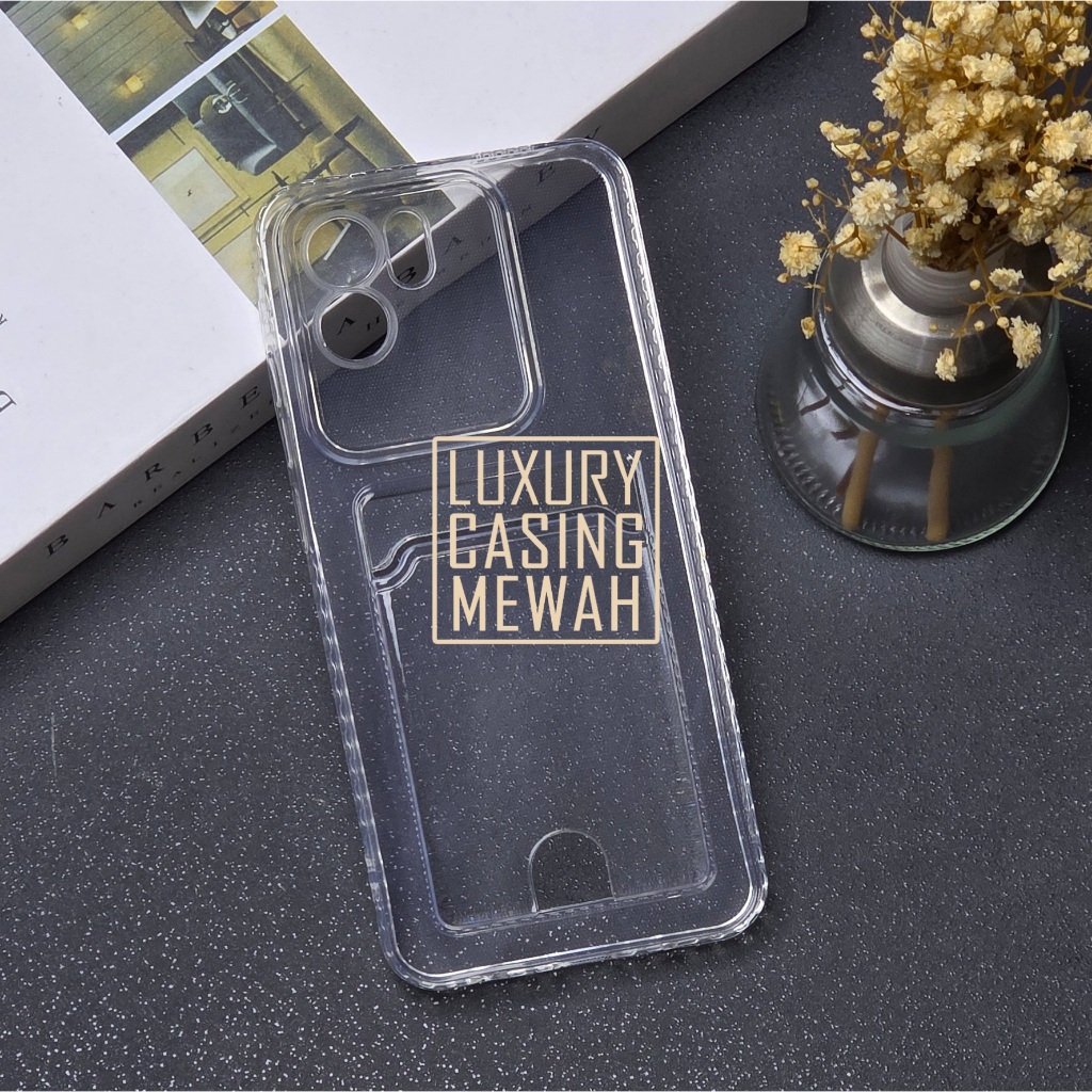 Softcase Bening Slot Kartu / Clear Card Redmi A1 Redmi A2 redmi A3 Redmi A5