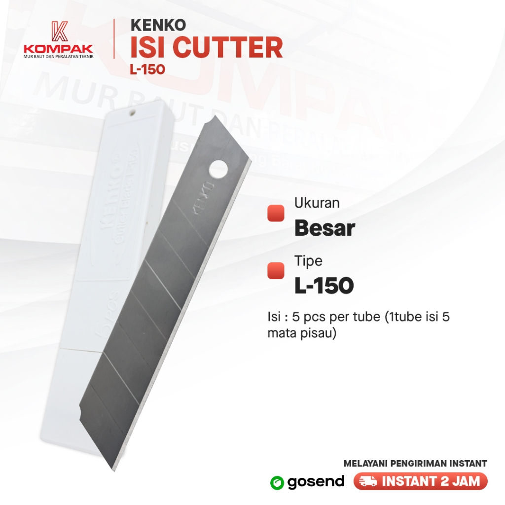 

Isi Cutter Kenko L-150 isi 5 Murah Meriah