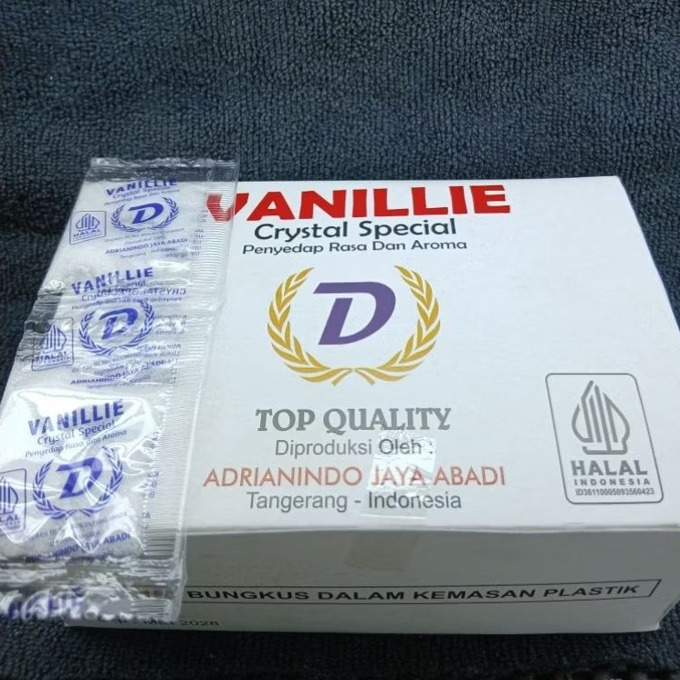 

VANILLIE D PENYEDAP RASA SACHET(1KOTAK)