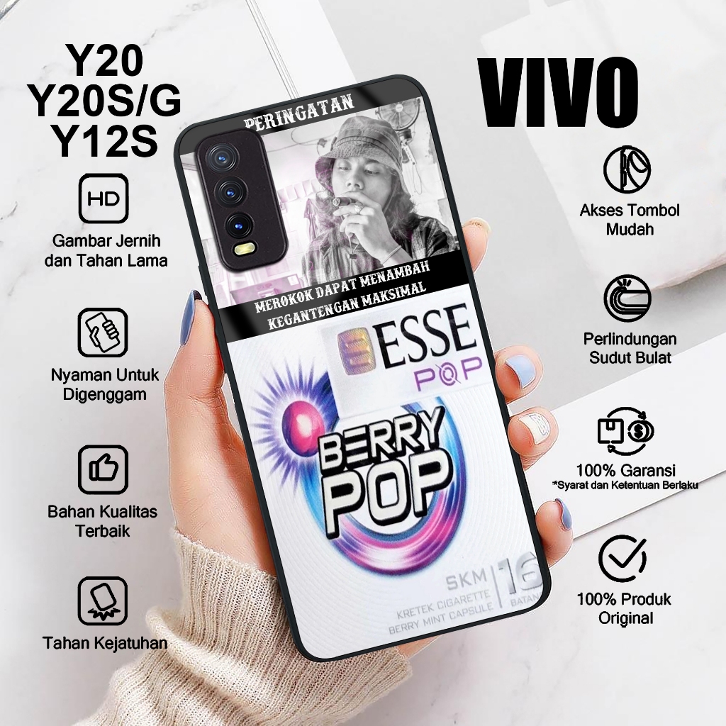 Case VIVO Y20 Y20S Y12S Y20SG Softcase BRAND ROKOK Casing Hp Glossy Kesing Silikon Lentur Bisa cod