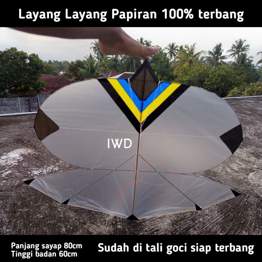 Layangan papiran siap terbang / layangan viral / layangan kontes