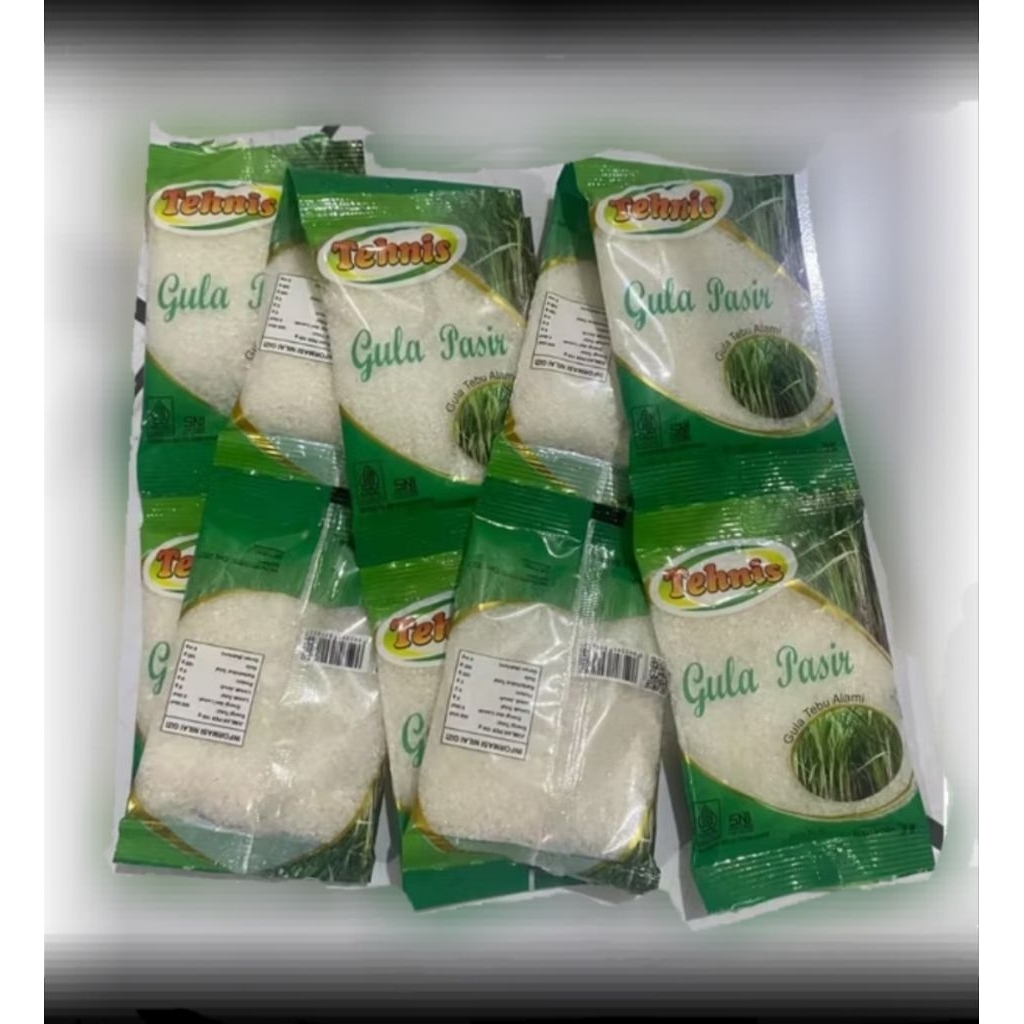 

(1 renceng / 10 sachet) Gula pasir putih - Tehnis Bintang | Mom Happy Store