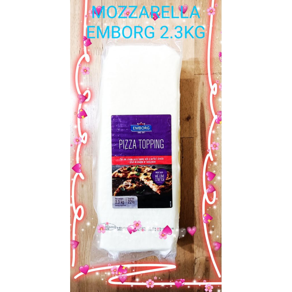 

KEJU MOZZARELLA EMBORG 2.3KG/CHEESE MOZZARELLA BLOCK