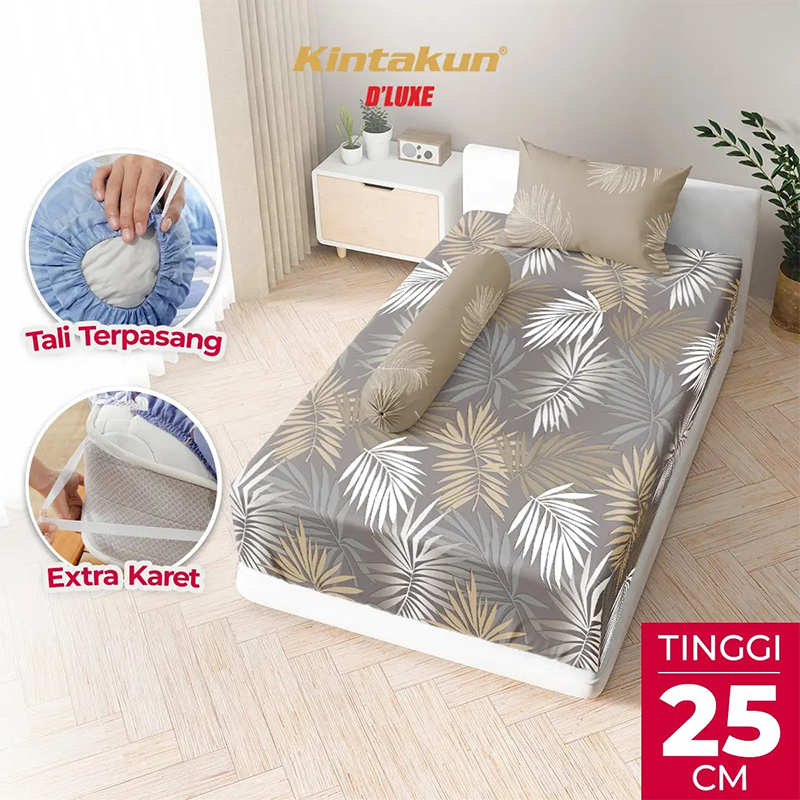 Sprei 90x200 KINTAKUN DELUXE Tinggi 25CM
