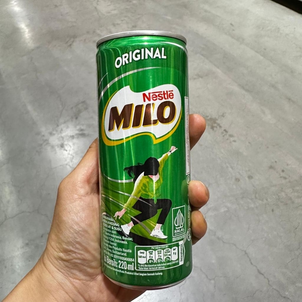 

Nestle Milo 220ml kemasan kaleng Susu Siap Minum
