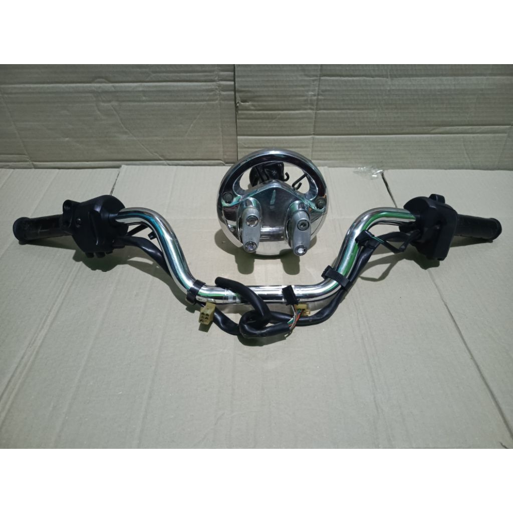 Stang Stir PCX 150 CBU Stang PCX  CBU 150 Thailand stang set saklar kanan kiri holder Bandul stang P