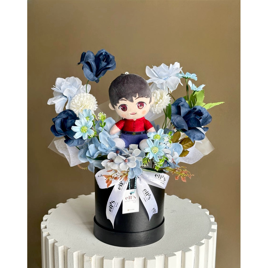 Bloom Box Boneka /BloomBox Bunga /Buket Bunga/Buket ulang tahun