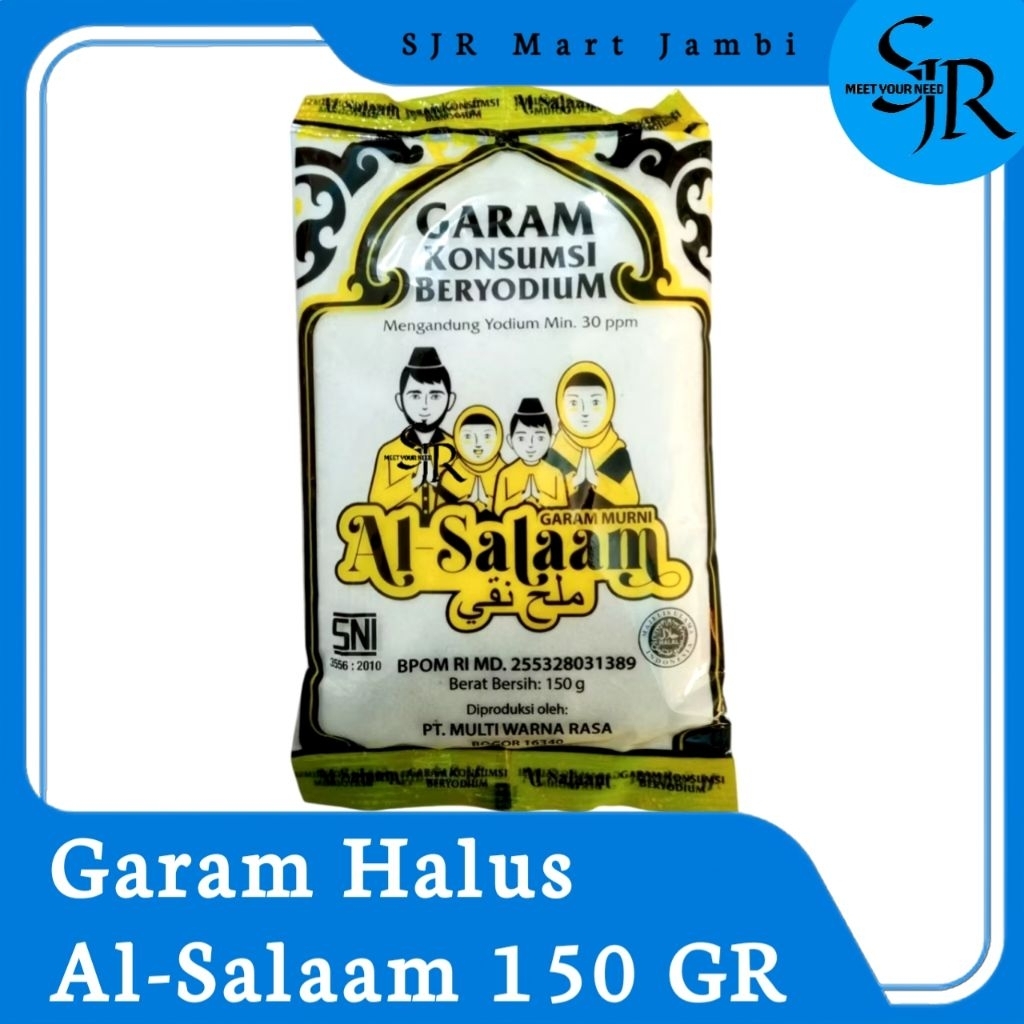 

[Penyedap] Al-Salaam - Garam Halus | Kemasan 150gr
