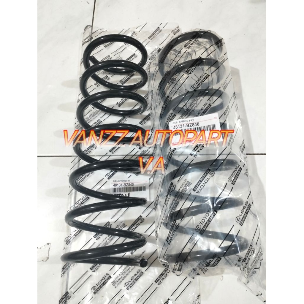 per keong per spiral 1 set  depan Toyota Agya Ayla  1.2cc 48131-BZ840