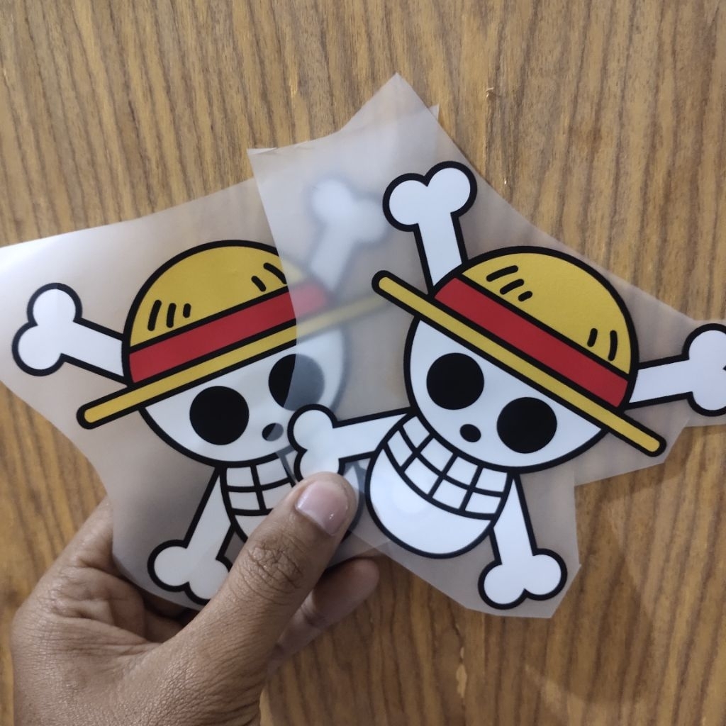

DTF Sticker One Piece ukuran 10 x 10 cm