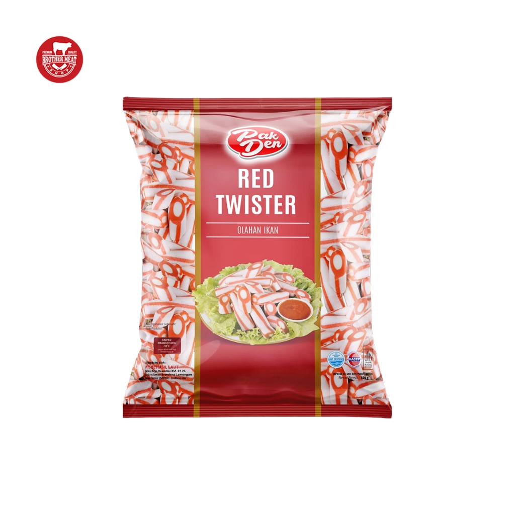 

PakDen Red Twister 500gr / Olahan Ikan - Brothermeatshop
