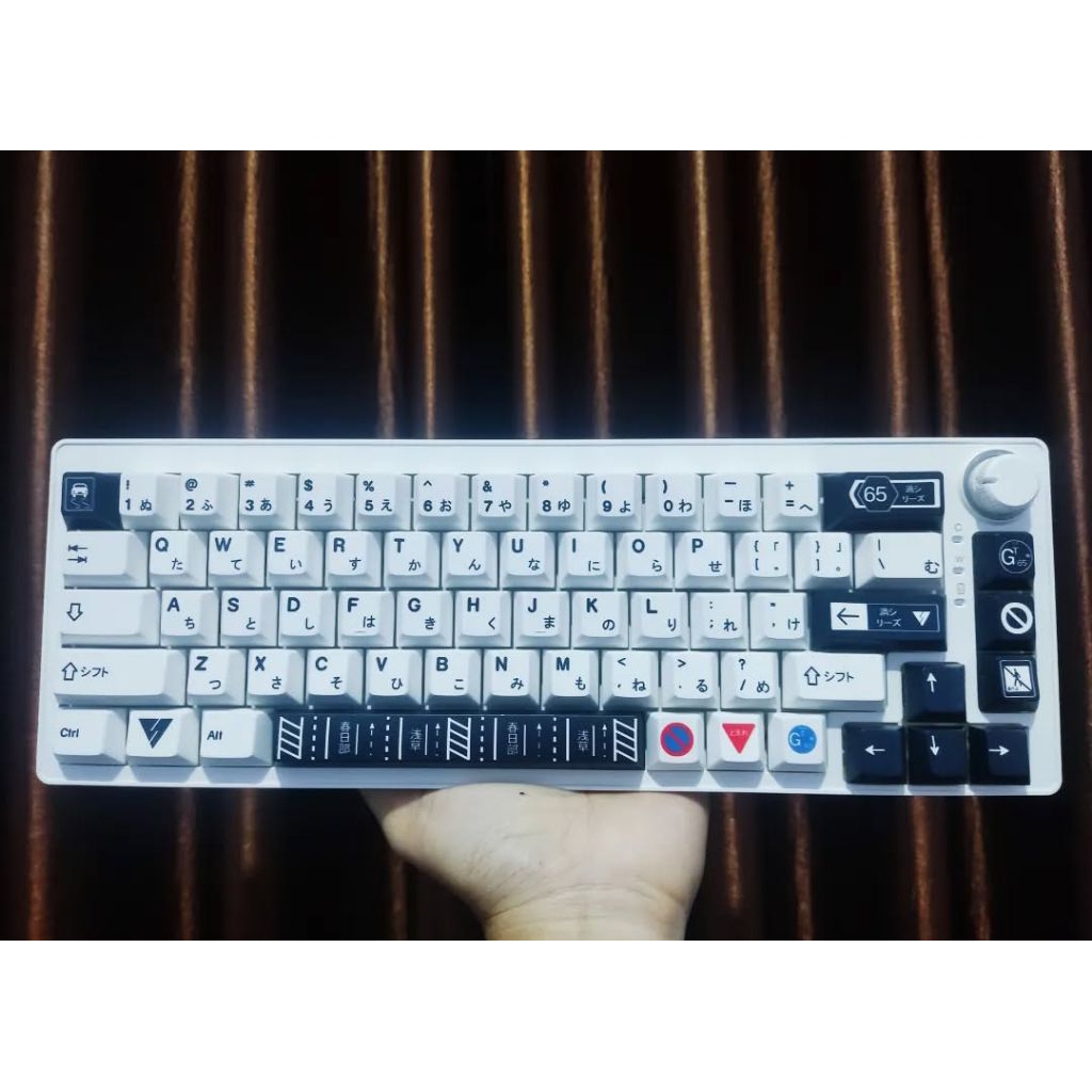 Keycaps GT65 Japan Sign Road