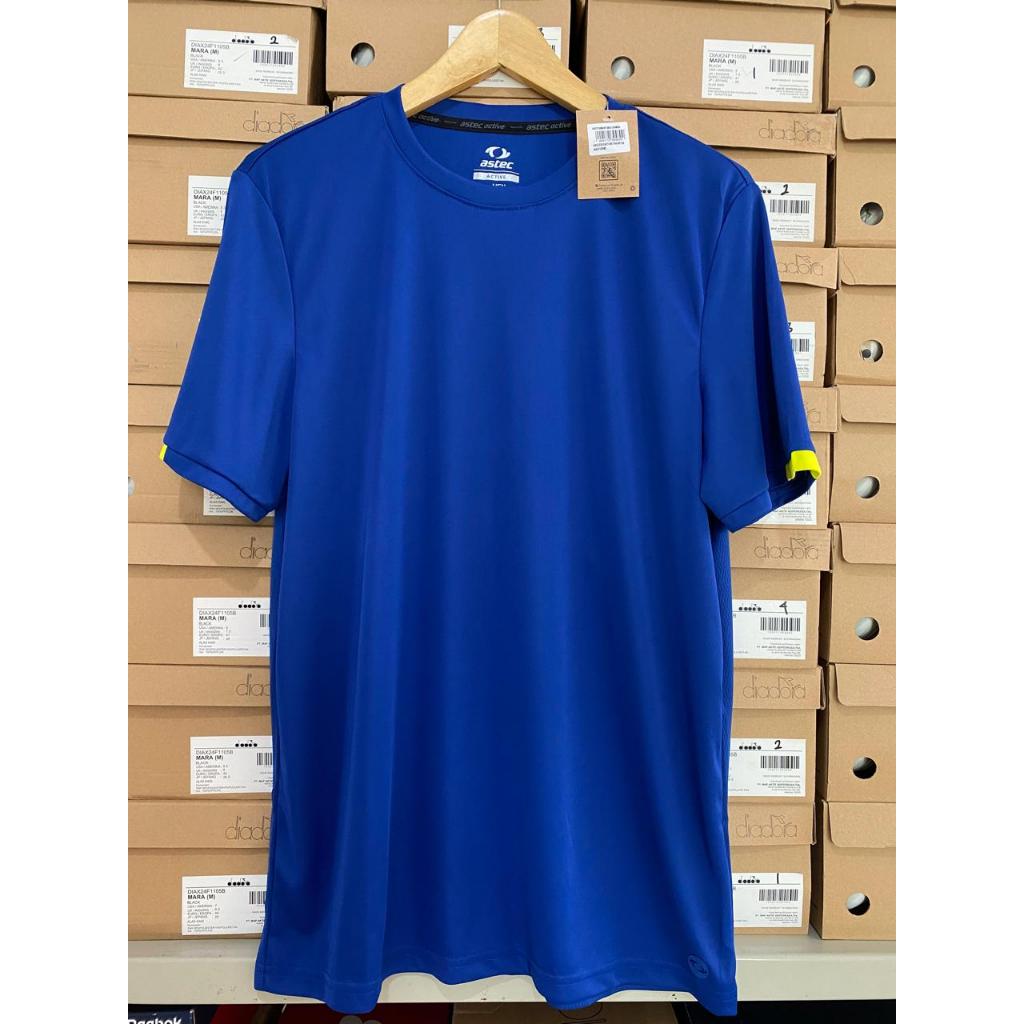 Astec Jerz Active T-shirt ASCTSM4SF3BU Kaos Pria Original