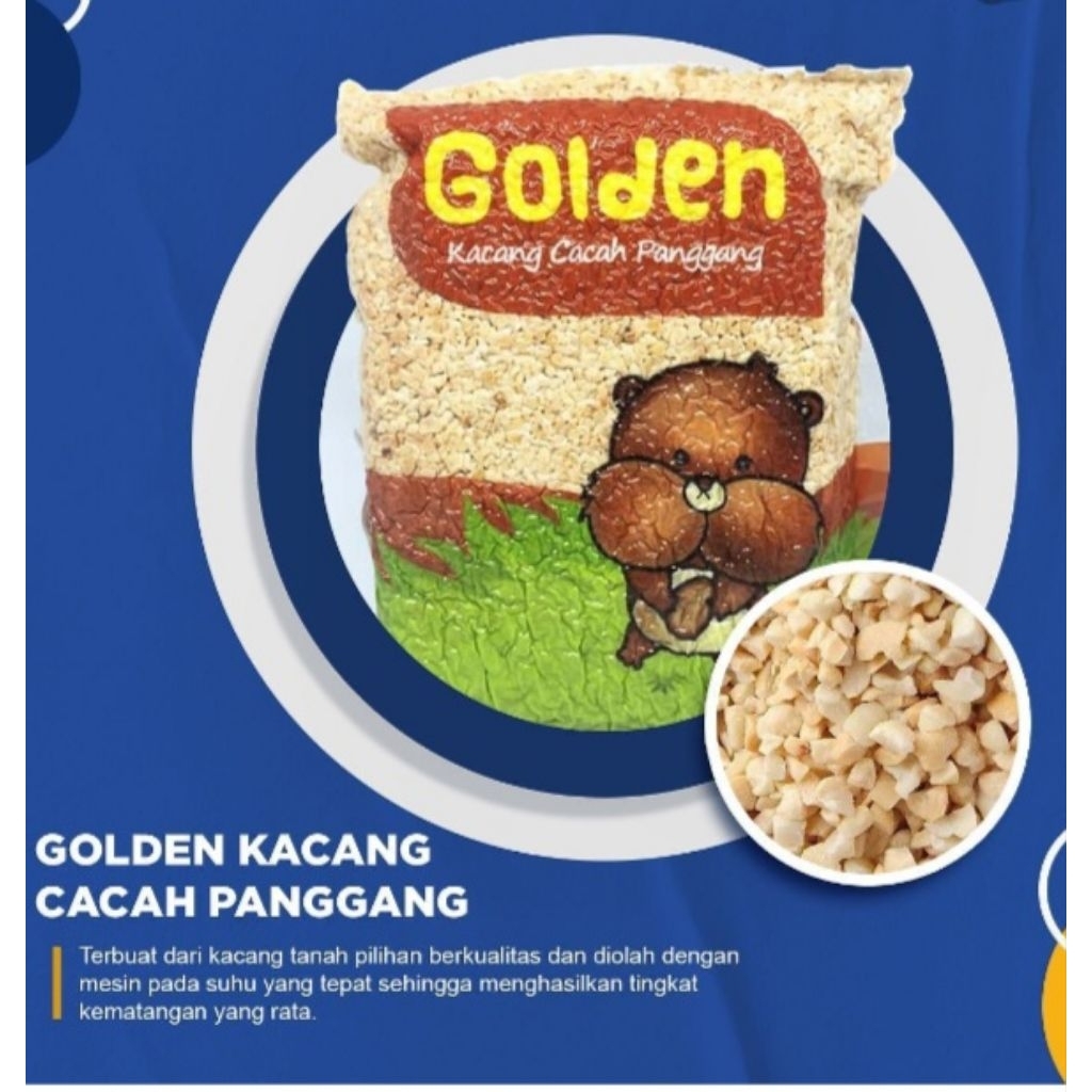 

GOLDEN NUTS KACANG CACAH PANGGANG REPACK 250 GR (1Kg 53.200 -4pcs)