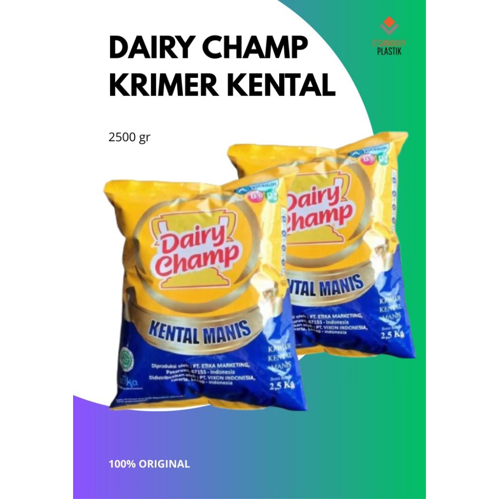 

Dairy champ skm krimer kental 2.5 kg