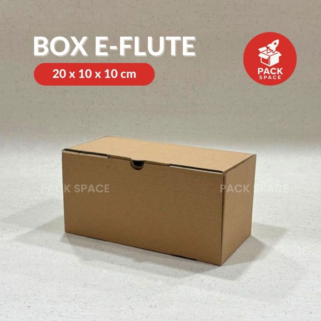 

Box Kardus E-Flute Coklat Untuk Packaging Olshop Sovenir Baju Kotak Kado Hampers Snack 20x10x10 CM