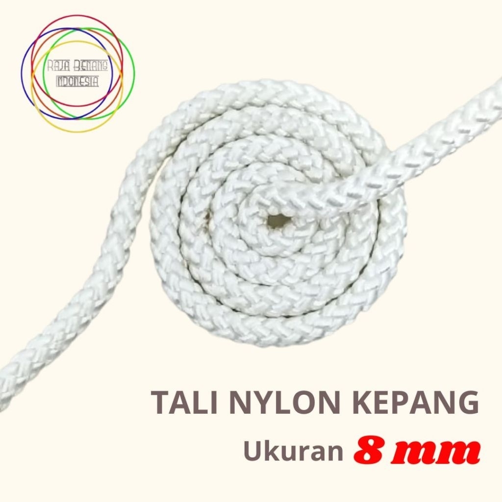 Tali Kepang Nilon Size 8mm @meteran