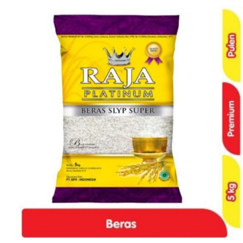 

Beras Raja Platinum Super Kemasan Bag 5kg Premium