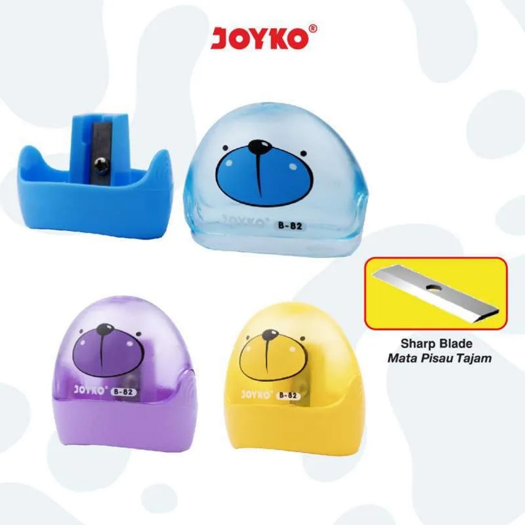 

Joyko B-82 Sharpener Rautan Serutan ISI 3PCS