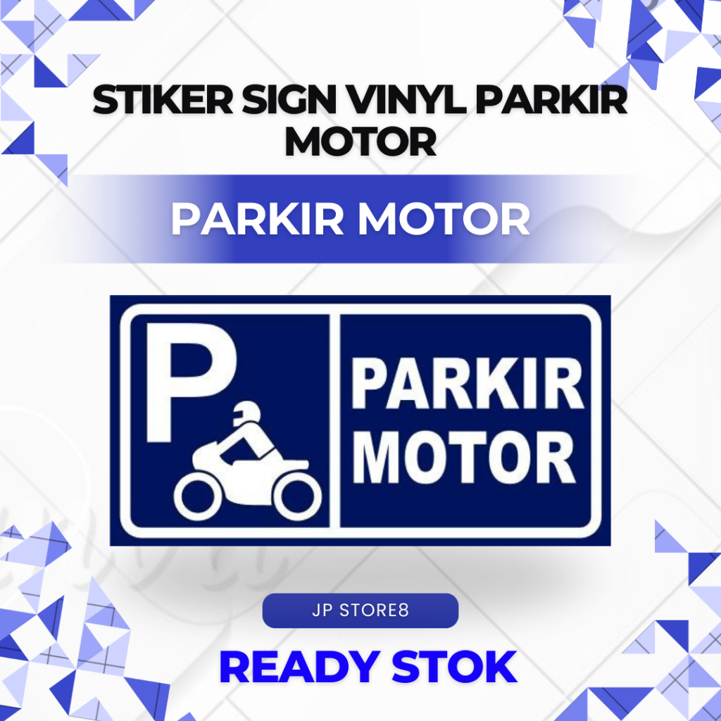 

stiker sign 15X30 TEMPAT PARKIR MOTOR RAMBU K3 SAFETY LABEL