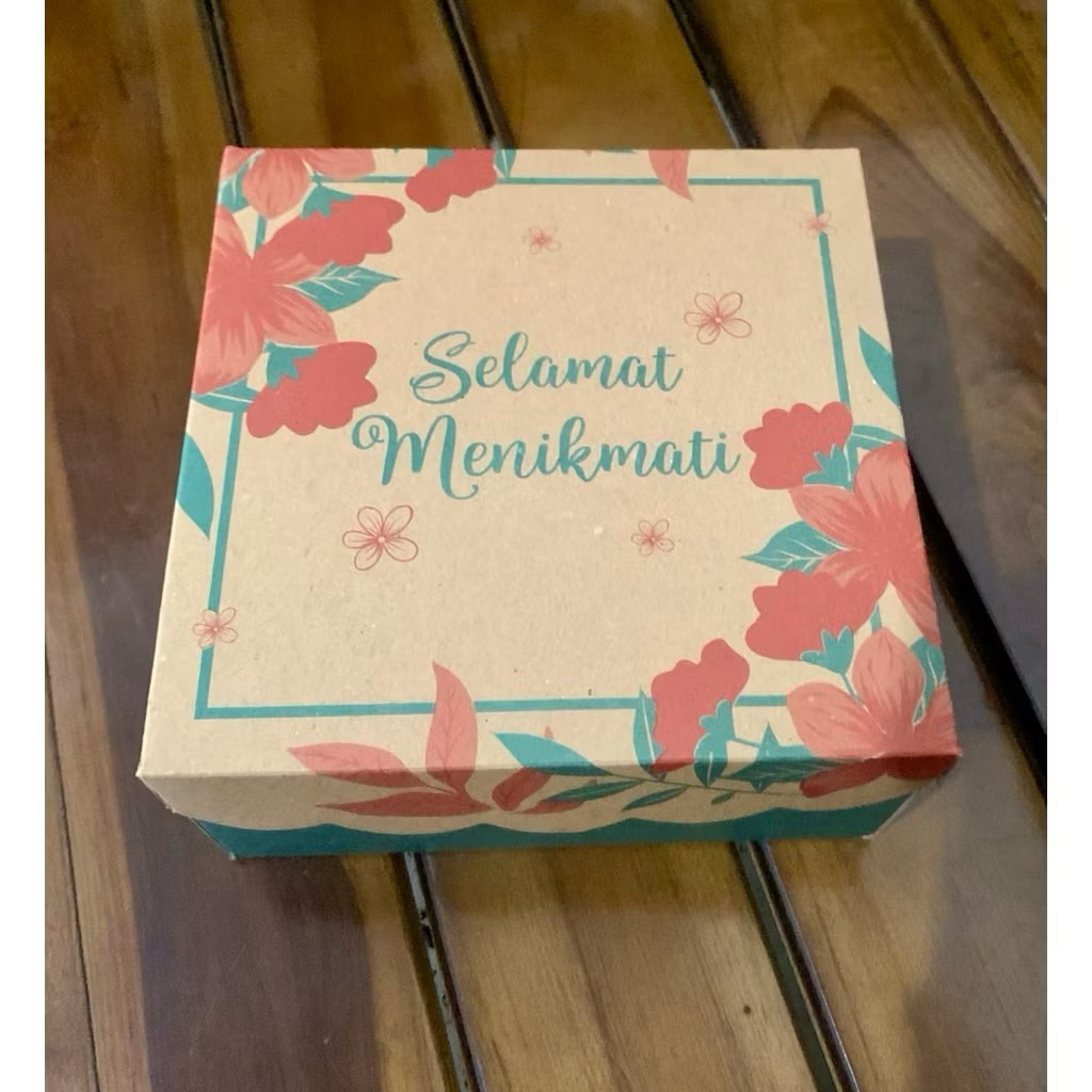 

100 Pcs Dus Snack/Kue | Kardus Snack Uk 15x15x7 | Kardus Kue |