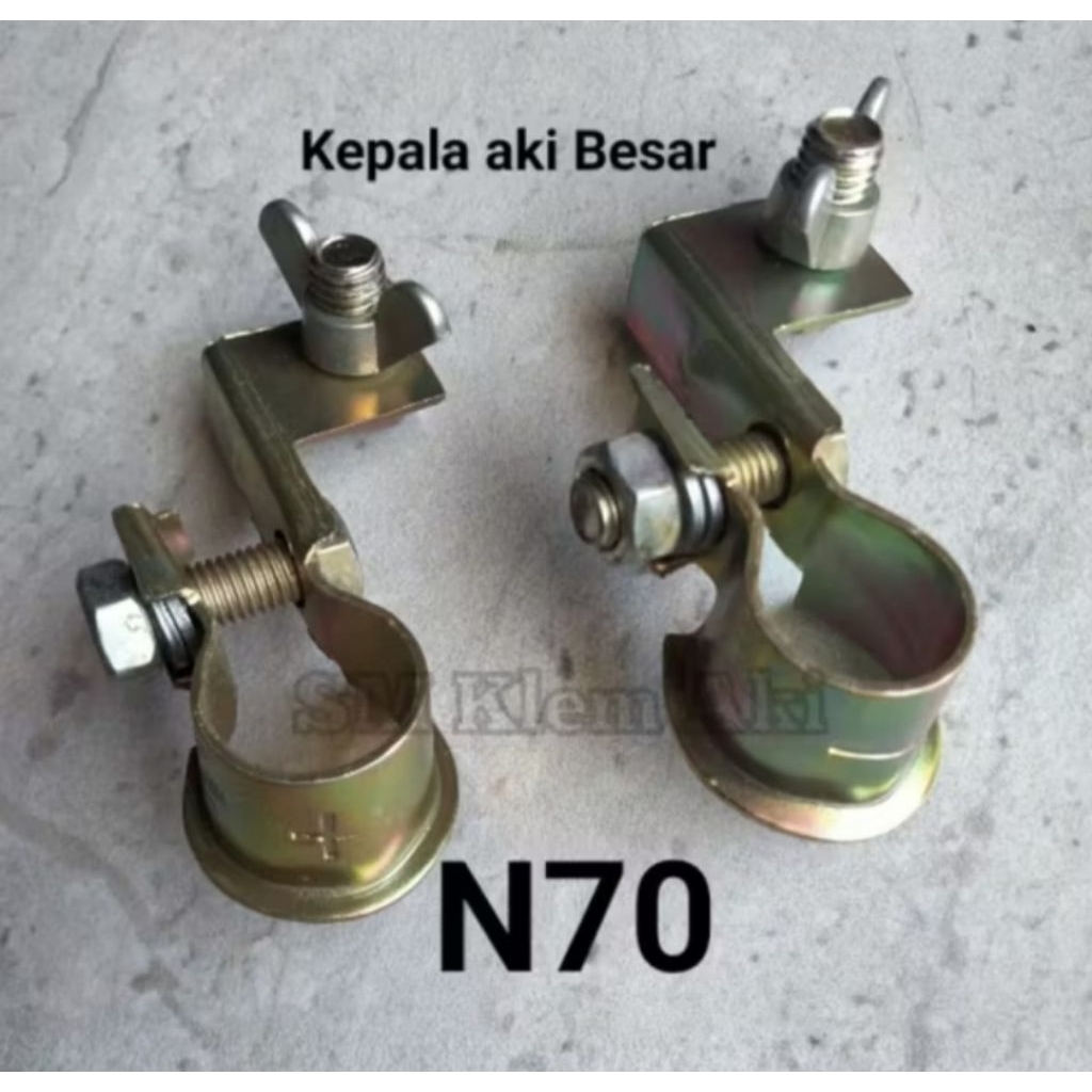 klem aki besar n70 plat besi KUPING
