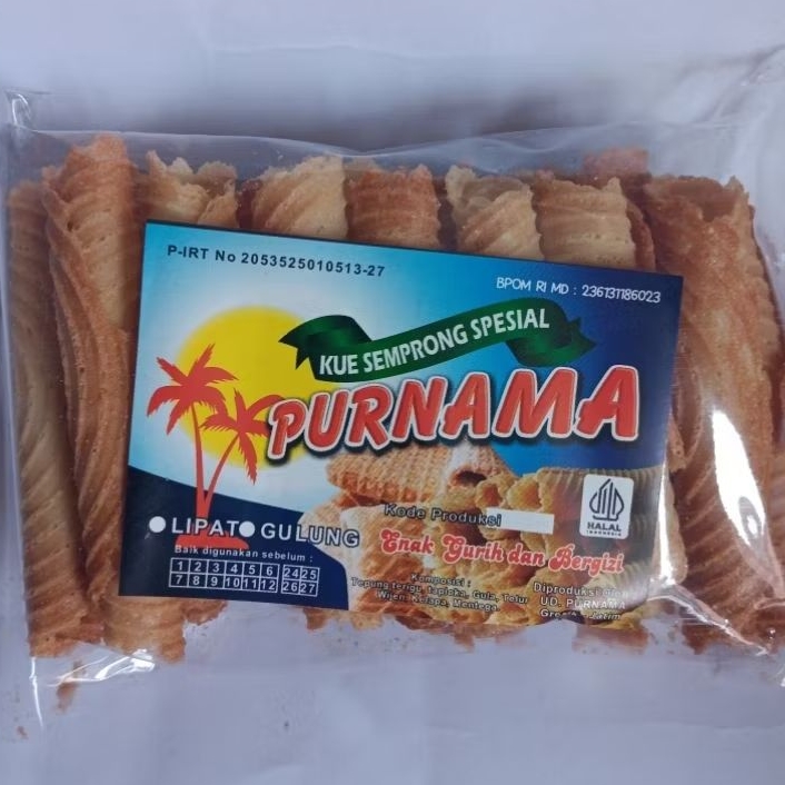 

Semprong Roll Wijen Enak,Renyah,Cmg Snack