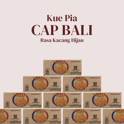 

Kue Pia Cap Bali - Rasa Kacang Hijau (1 Dus)