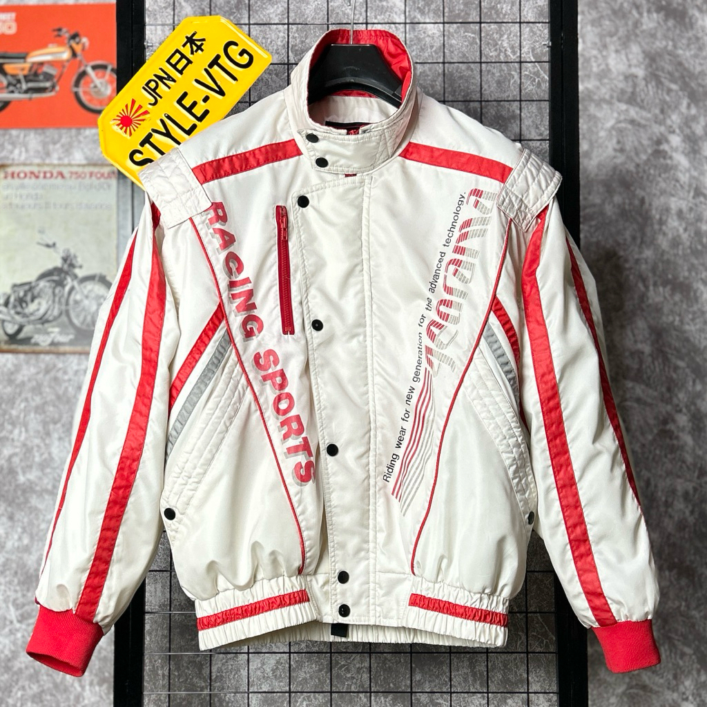 jaket motor touring biker Yamaha racing original official team georama series 90s vintage jacket jap